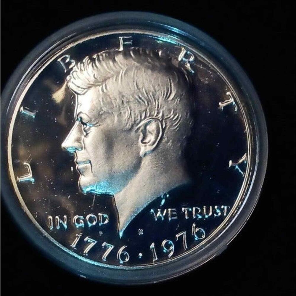 Bicentennial Kennedy 40% Silver DCAM BU proof in capsule.